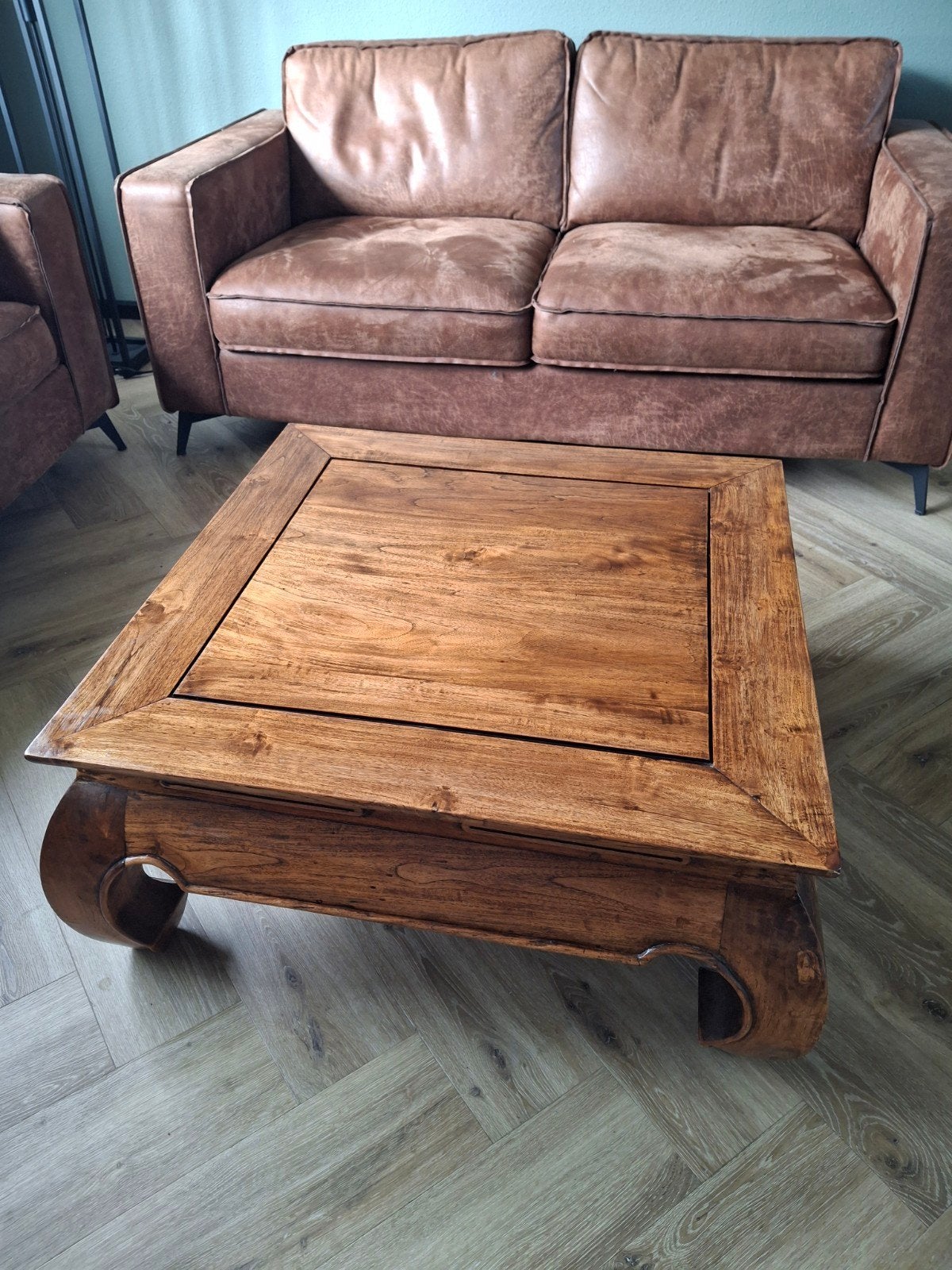 Opium tafel 80x80cm, Huis en Inrichting, Tafels | Salontafels, Ophalen, 50 tot 100 cm, 50 tot 100 cm, Zo goed als nieuw
