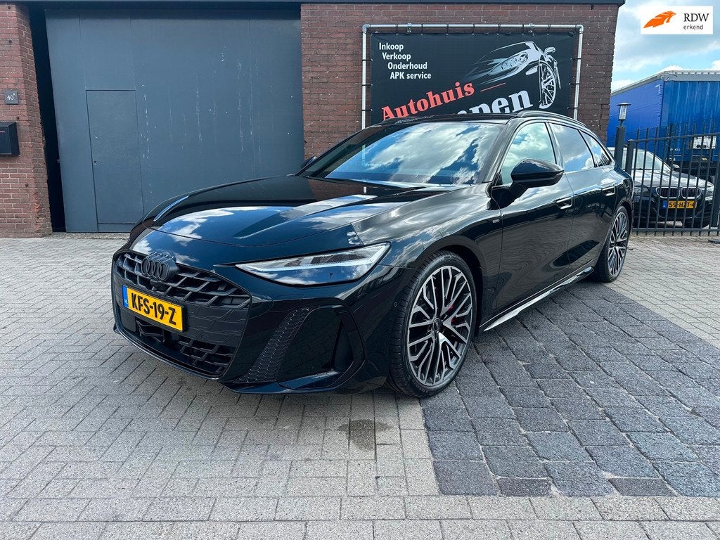 Audi A6 Avant 2.0 e-hybrid quattro S edition Competition*B&O, Auto's, Audi, Automaat, Gebruikt, 4 cilinders, Zwart