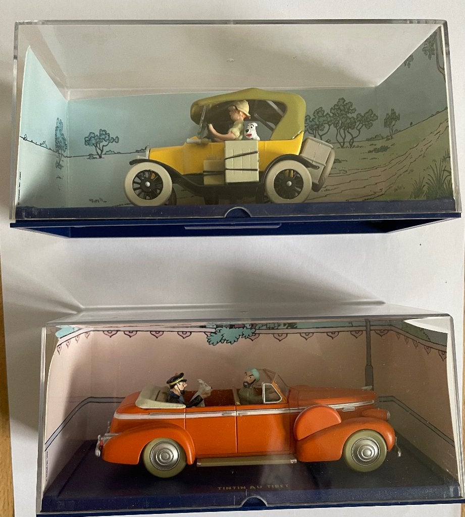 Kuifje ( Tintin) miniatuur auto., Ophalen of Verzenden, Kuifje, Zo goed als nieuw, Beeldje of Figuurtje
