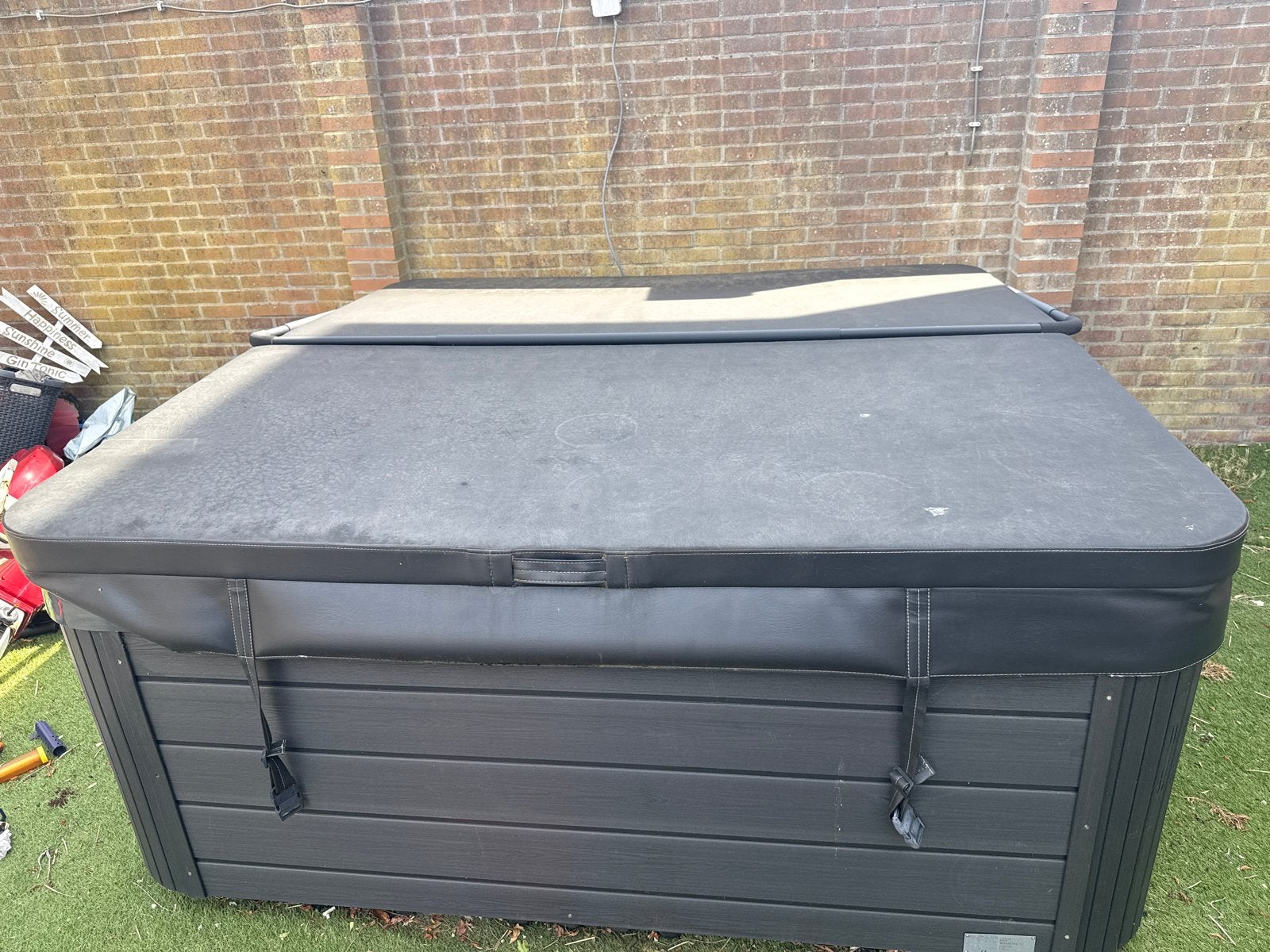 Jacuzzi - Zo goed als nieuw, Ophalen, Zo goed als nieuw, Afdekzeil, Vast