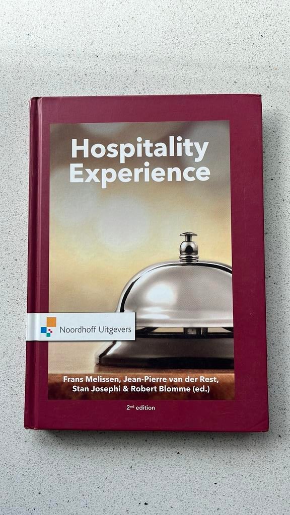 Hospitality Experience (Engels), Boeken, Ophalen of Verzenden, Zo goed als nieuw, Economie en Marketing
