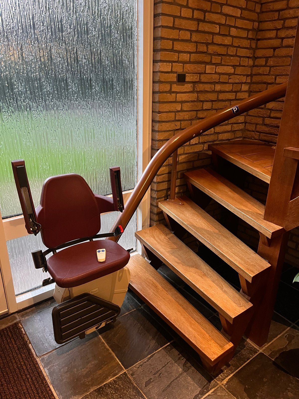 Traplift handycare model: Freelift, Diversen, Ophalen, Gebruikt, Met bocht