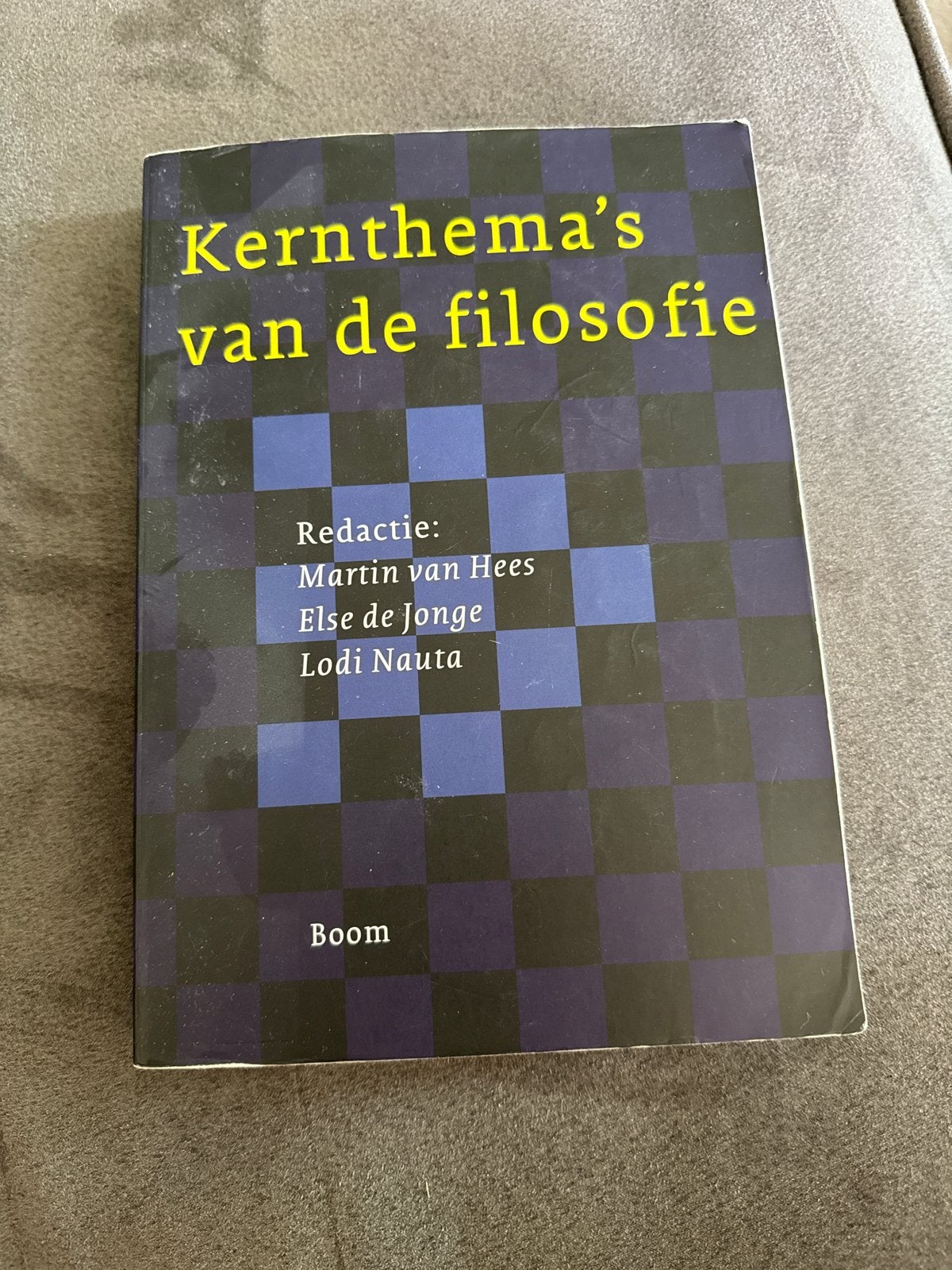 Kernthema's van de filosofie - Studieboek, Boeken, Filosofie, Ophalen of Verzenden, Gelezen, Algemeen