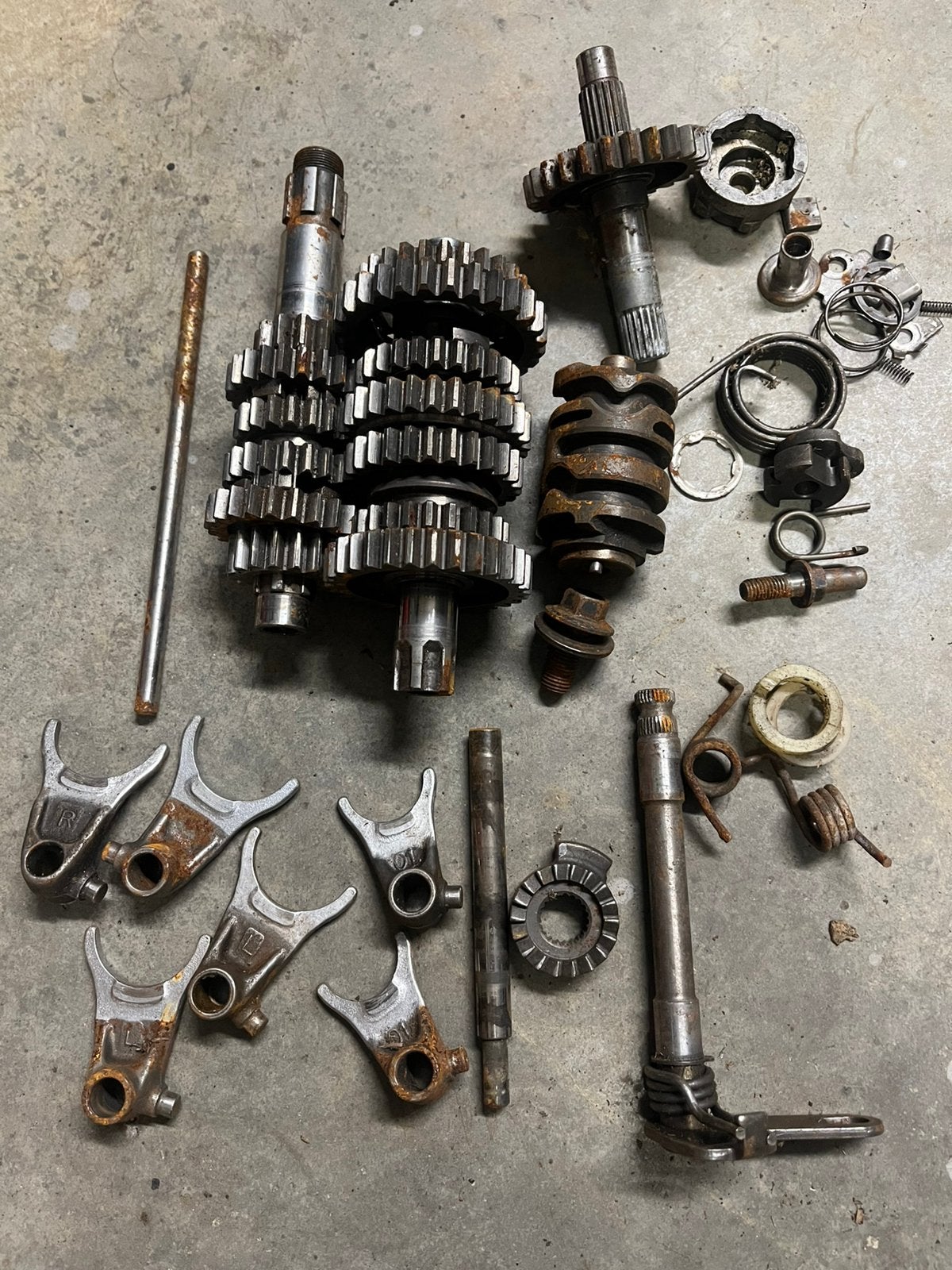 Honda cr 125 250 onderdelen (zie foto’s en tekst), Motoren, Onderdelen | Honda, Ophalen of Verzenden, Gebruikt