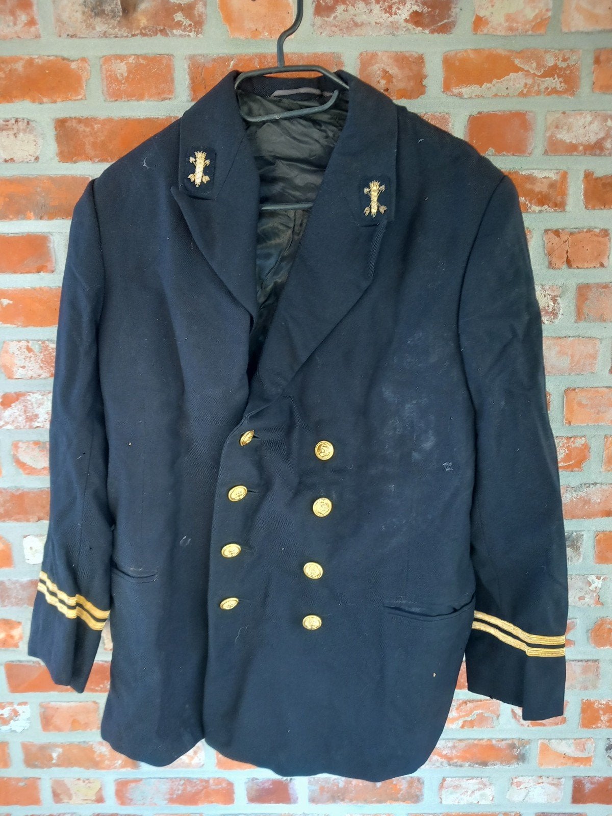 Koninklijke marine jas schuurvondst technische dienst, Ophalen of Verzenden, Marine, Nederland, Kleding of Schoenen