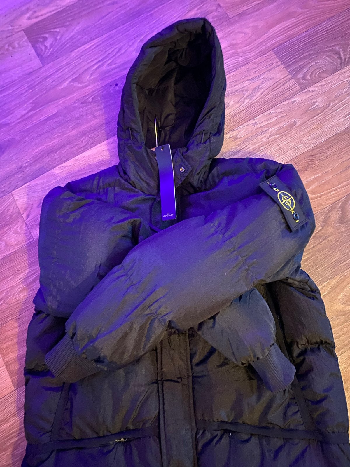 Stone Island Puffer Jas Zwart - Nieuw met labels, Ophalen of Verzenden, Nieuw, Maat 52/54 (L), Zwart