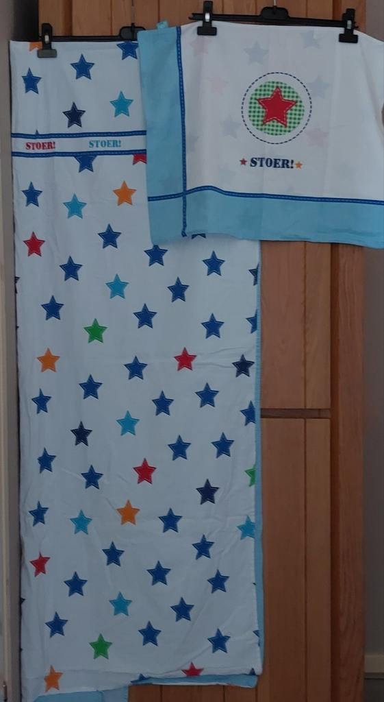 Kinder dekbedovertrek met sterren, Ophalen, Overige kleuren, Jongetje of Meisje, Dekbedovertrek