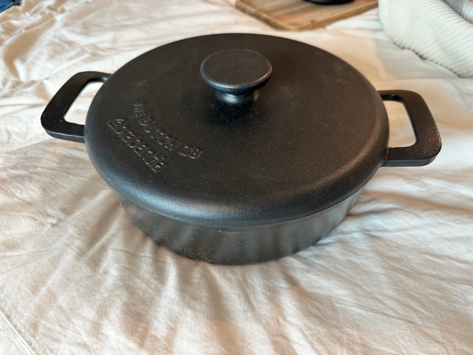 The Dutch 28 Brabantia Gietijzeren Braadpan, Ophalen, Met deksel, Zo goed als nieuw, Overige merken