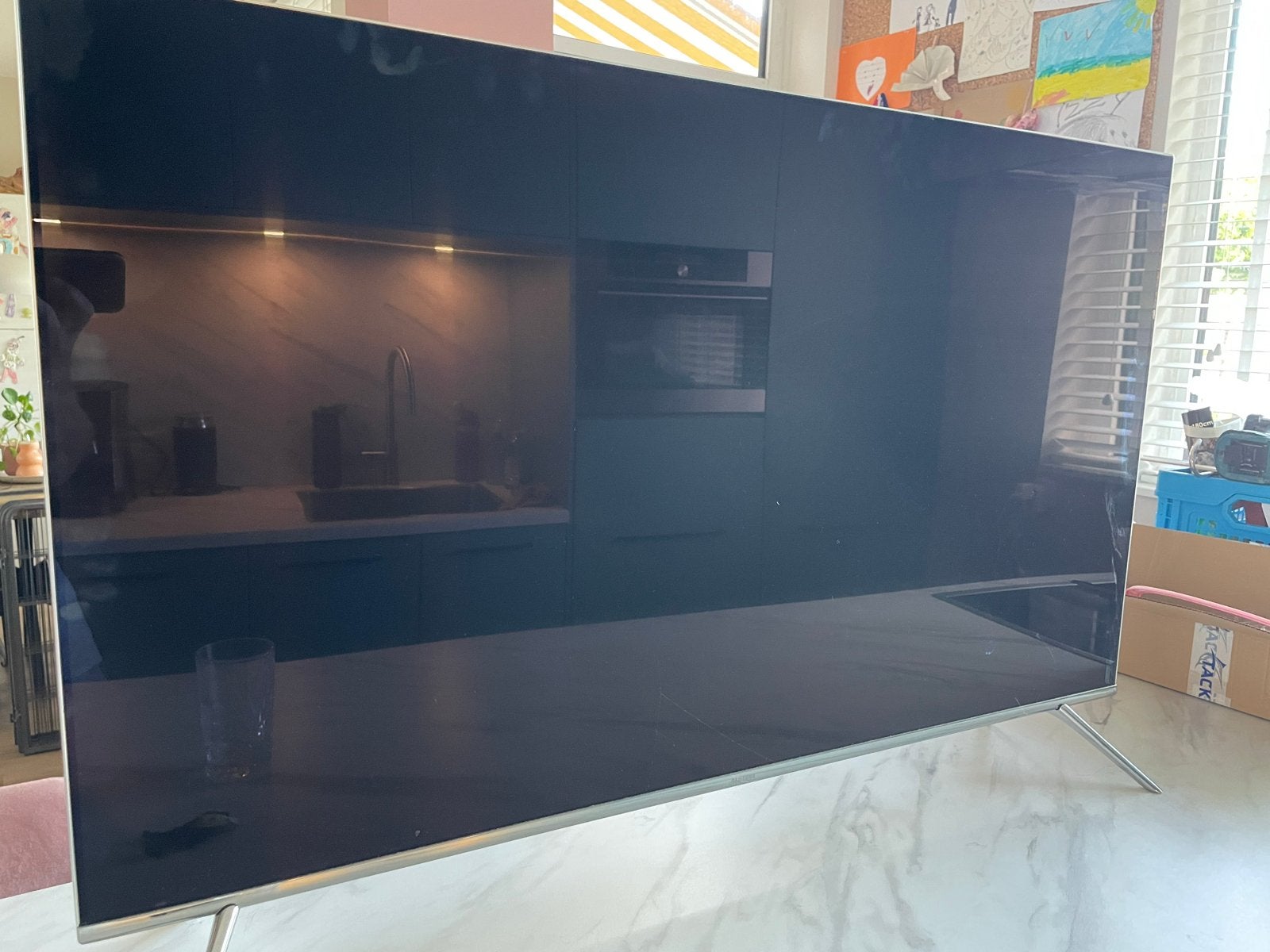 Samsung 49 inch LED TV met lichte gebruikssporen, Ophalen, 50 Hz, Samsung, 100 cm of meer