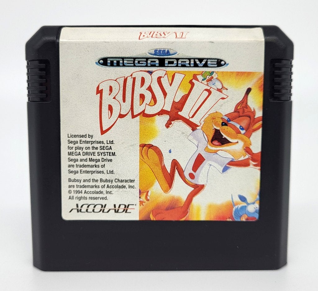 Bubsy II - SEGA Mega Drive - Cartridge - PAL, Spelcomputers en Games, Games | Sega, Gebruikt, Verzenden, 1 speler, Nvt