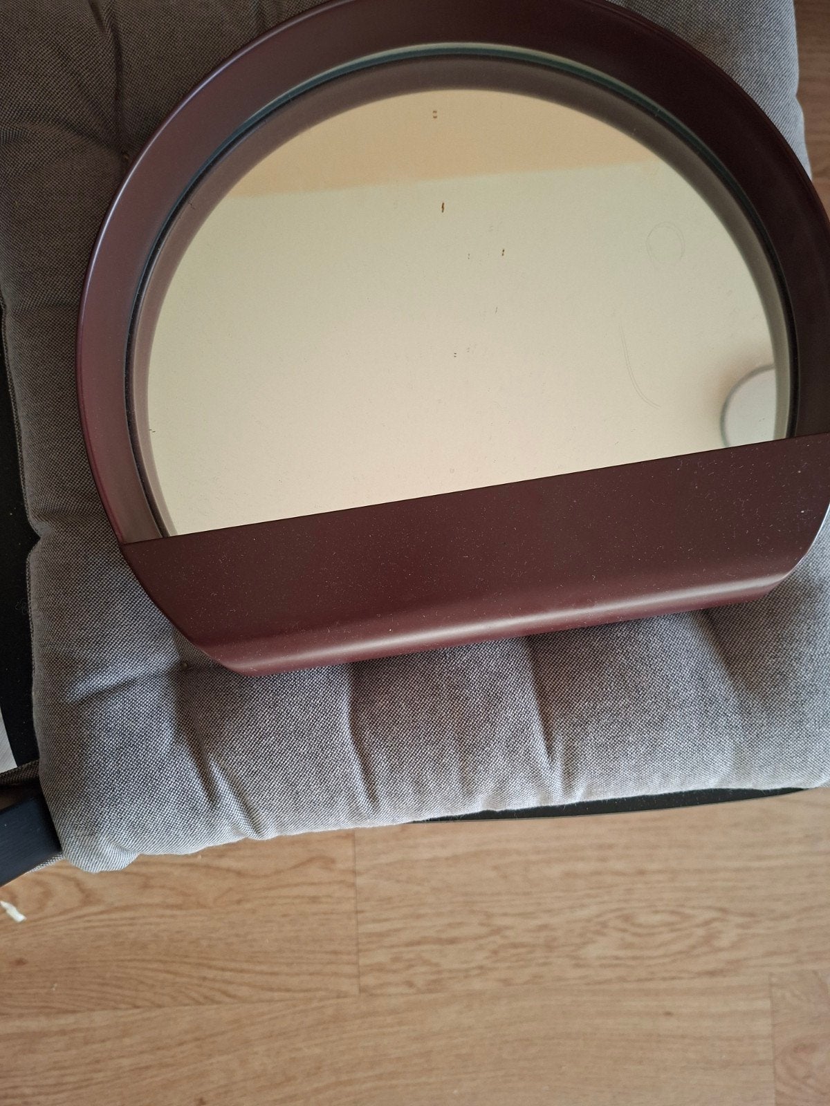 IKEA YPPERLIG Spiegel met plankje, Ophalen, Minder dan 50 cm, Gebruikt, Rond