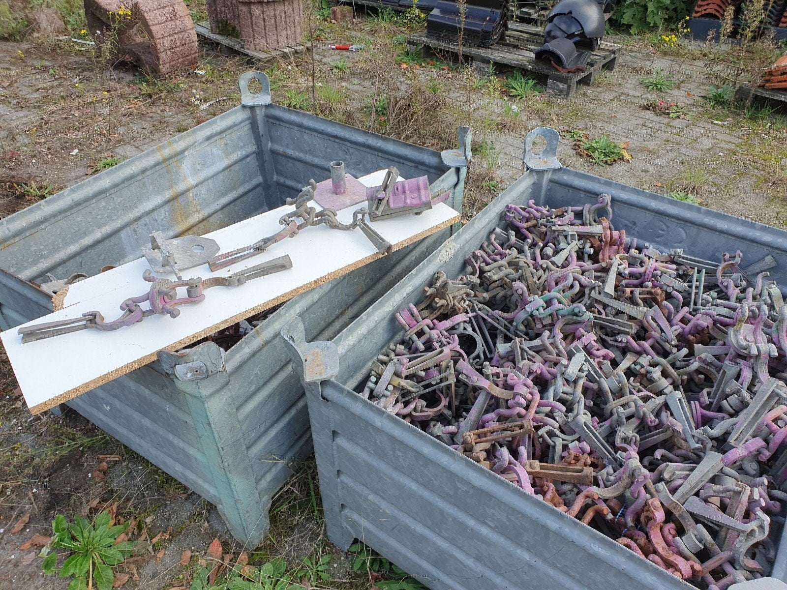 Gebruikte koppelingen draai kruis buis voetplaat korteling, Ophalen, Gebruikt, Overige typen, Minder dan 2 meter