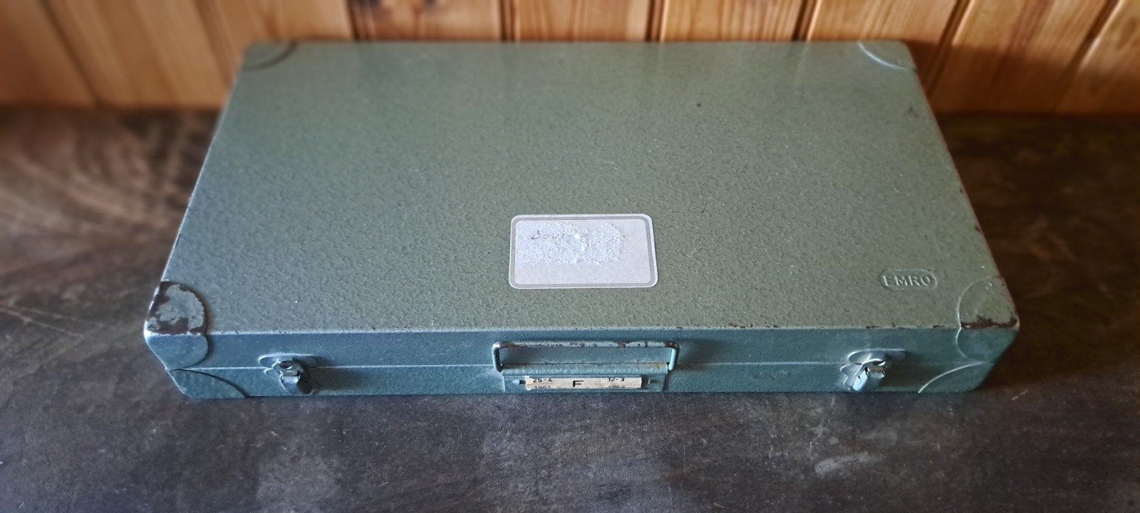 metalen opbergbox voor dia's, vintage, retro, Ophalen of Verzenden