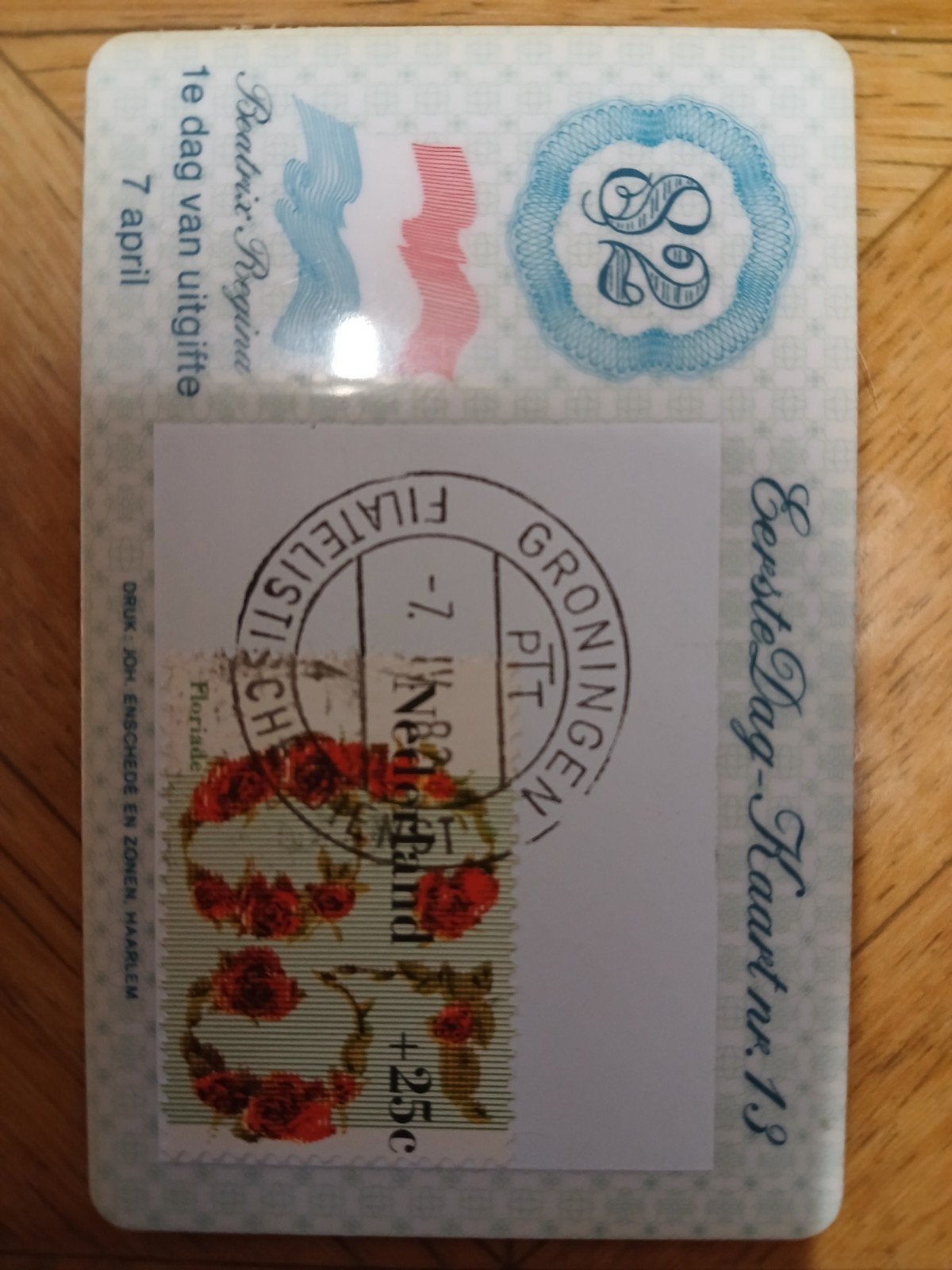 Eerste Dag-Kaart nr. 13 - Beatrix Regina, Floriade, Ophalen of Verzenden, Beschreven, Nederland