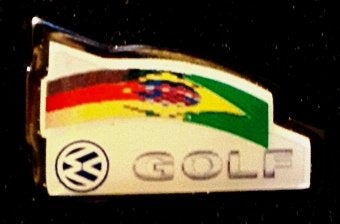 Volkswagen Golf pin uit Brazilië, Verzenden, Nieuw, Transport, Speldje of Pin