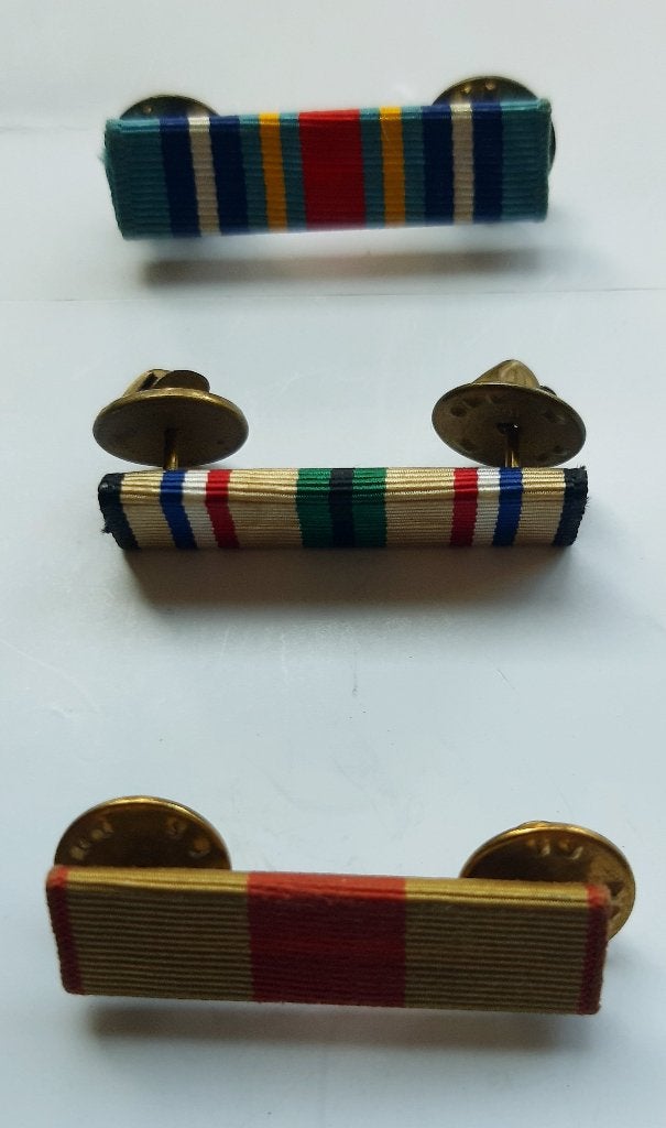 3 X US Army Ribbon Bar, Verzamelen, Ophalen of Verzenden, Amerika, Lintje, Medaille of Wings