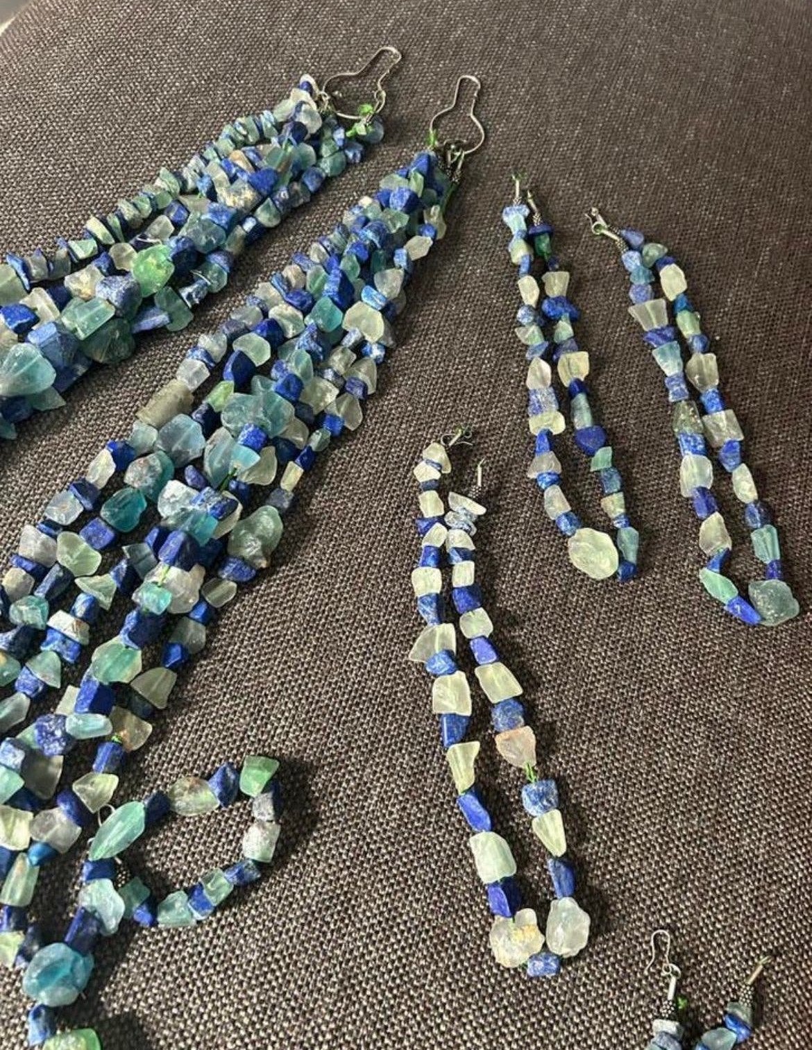 Lapis lazuli. Edelstenen. Mineralen. Fluorite., Ophalen of Verzenden, Zo goed als nieuw