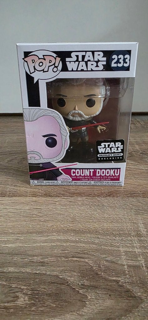 Funko Pop! Star Wars Count Dooku #233 Smuggler's Bounty, Ophalen of Verzenden, Zo goed als nieuw