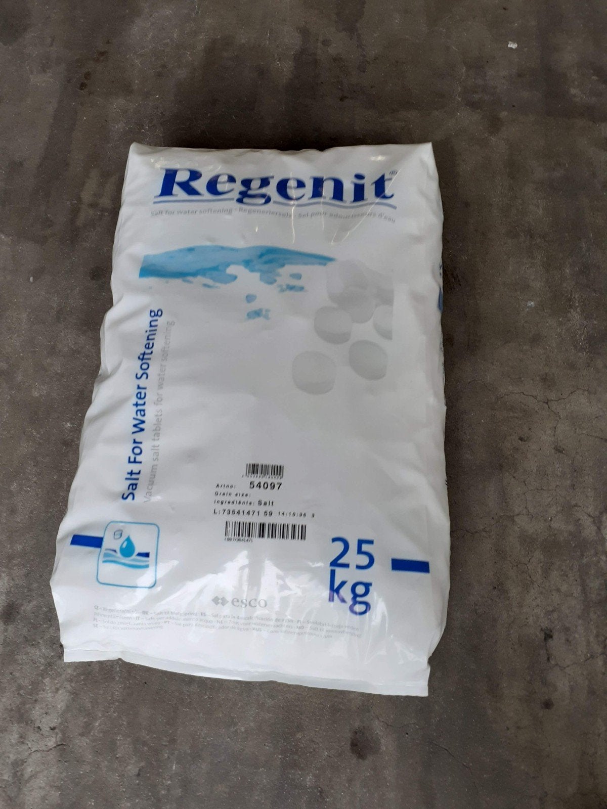 Onthardings zout 25 kg zakken, Ophalen, Nieuw