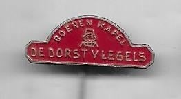 BOERENKAPEL DORSTVLEUGELS CARNAVAL SPELD, Ophalen of Verzenden, Gebruikt, Overige onderwerpen, Speldje of Pin