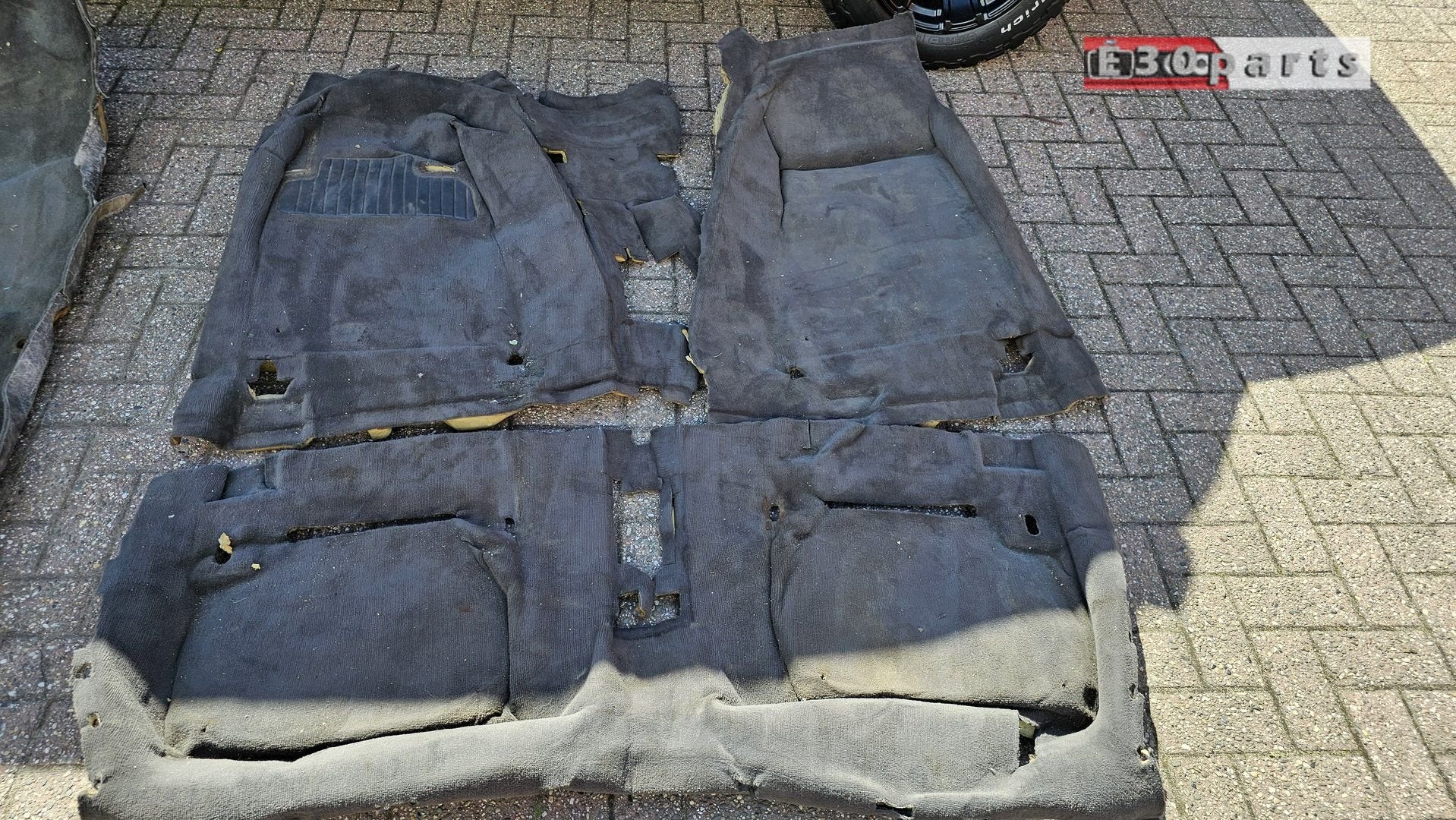 Tapijt vloerbedekking grijs antraciet BMW 3 serie E30 tourin, Ophalen, Gebruikt, -, -
