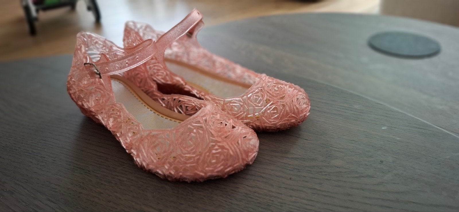 Roze prinsessenschoentjes voor meisjes, Kinderen en Baby's, Ophalen, Gebruikt, Meisje, Schoenen