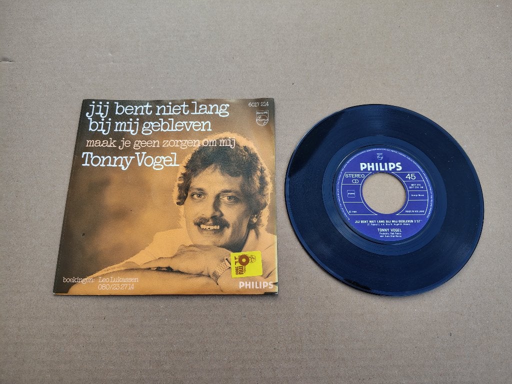 Single: Tonny Vogel - Jij Bent Niet Lang Bij Mij Ge (1981), Verzenden, Gebruikt, 7 inch, Nederlandstalig