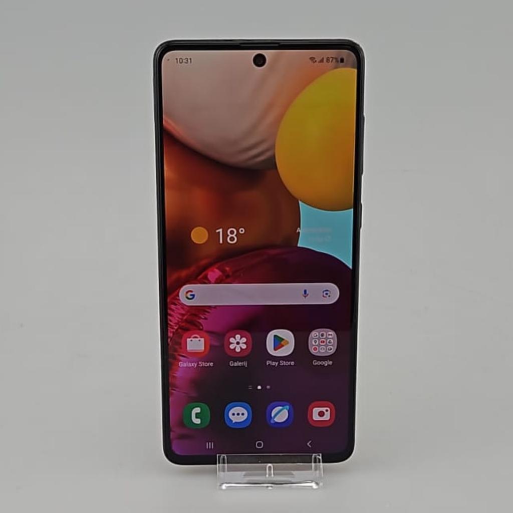Samsung Galaxy A71 128GB DUOS Zwart/Blauw, Telecommunicatie, Mobiele telefoons | Samsung, Samsung, Gebruikt, Support@Samsung.com