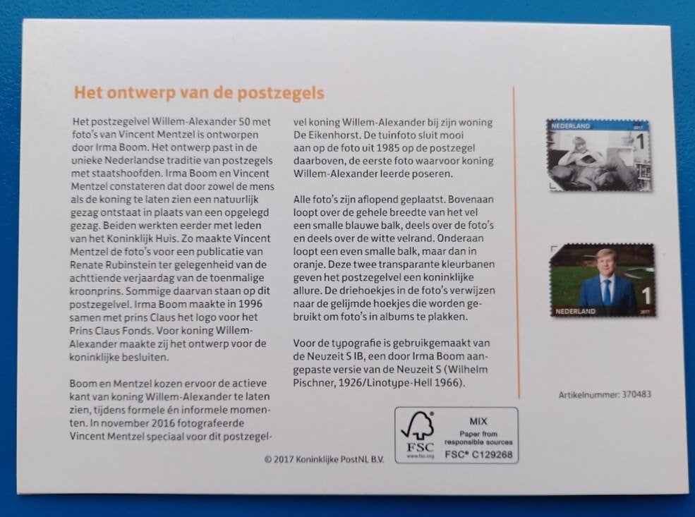 Postzegelmapje 558 - Willem-Alexander 50, Ophalen of Verzenden, Na 1940, Postfris