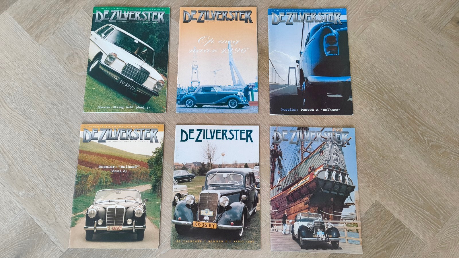 De Zilverster Mercedes Magazine - 6x Diverse Uitgaven, Boeken, Ophalen of Verzenden, Gelezen, Mercedes
