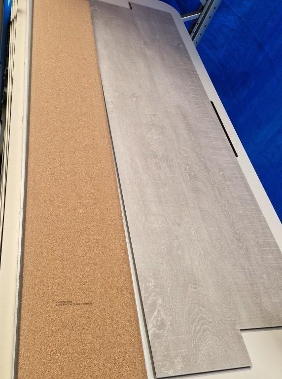 23 m2 Rigid Core click PVC,met geïntegreerde kurk ondervloer, Huis en Inrichting, Ophalen, Prästavägen 513263 64 Viken Zweden