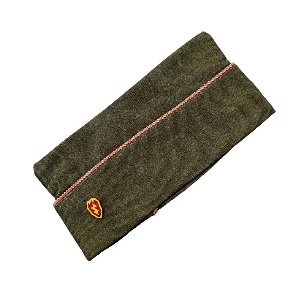 WWII US Garrison Cap Engineers 25th Infantry Division, Verzamelen, Militaria | Tweede Wereldoorlog, Ophalen of Verzenden, Amerika