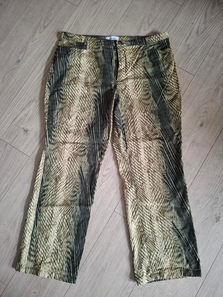 Lecomte 7/8 broek met print - Maat 46, Kleding | Dames, Maat 46/48 (XL) of groter, Ophalen of Verzenden, Zo goed als nieuw, Driekwart