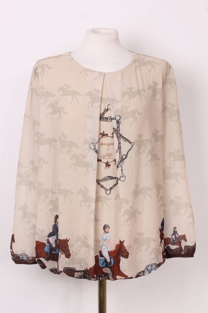 Nieuwe tuniek Addy vd Krommenacker maat 40 (L), Maat 38/40 (M), Beige, Nieuw, Ophalen of Verzenden