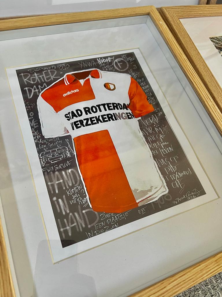 Feyenoord lijst voor de echte fan - gelimiteerde oplage, Ophalen of Verzenden, Gebruikt, Feyenoord, Poster, Plaatje of Sticker