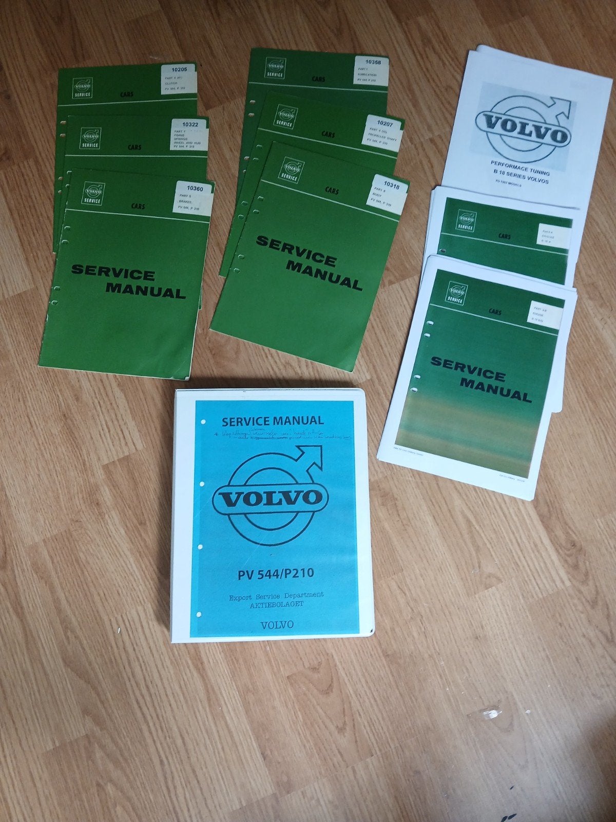 Volvo PV 544 Service Manuals en Algemeen Service Boek, Auto diversen, Ophalen of Verzenden