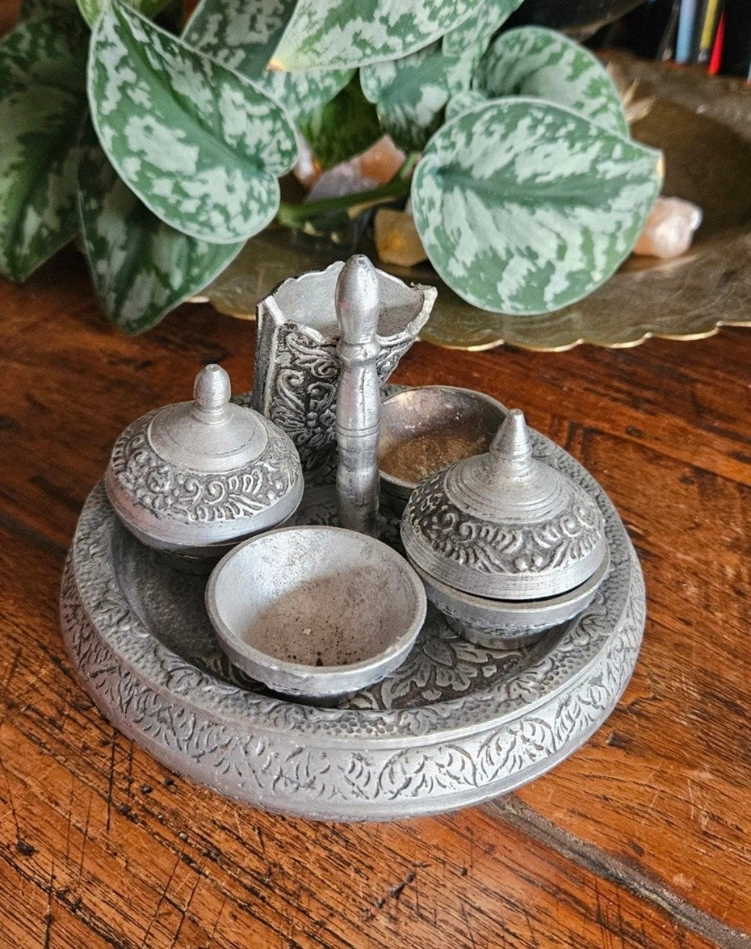 Pooja thali set., Antiek en Kunst, Ophalen of Verzenden