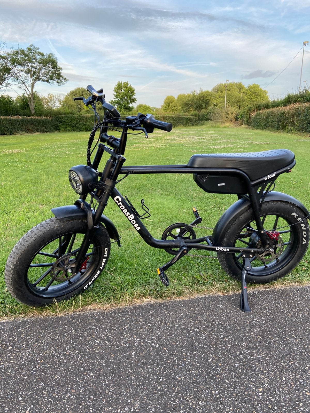 Fatbike CrossBoss Urban, Zo goed als nieuw, 59 cm of meer, 50 km per accu of meer, Ophalen