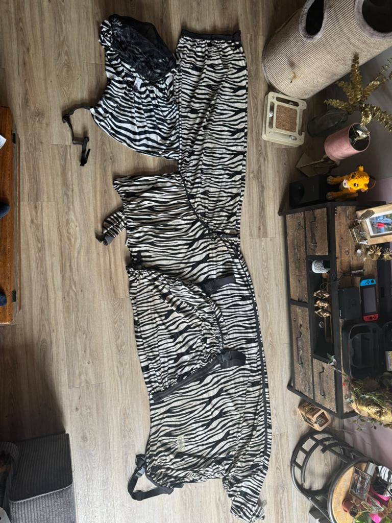 QHP Eczeemdeken maat 205 - 155 (6’9)  zebra, QHP, Overige maten, Polyester, Ophalen