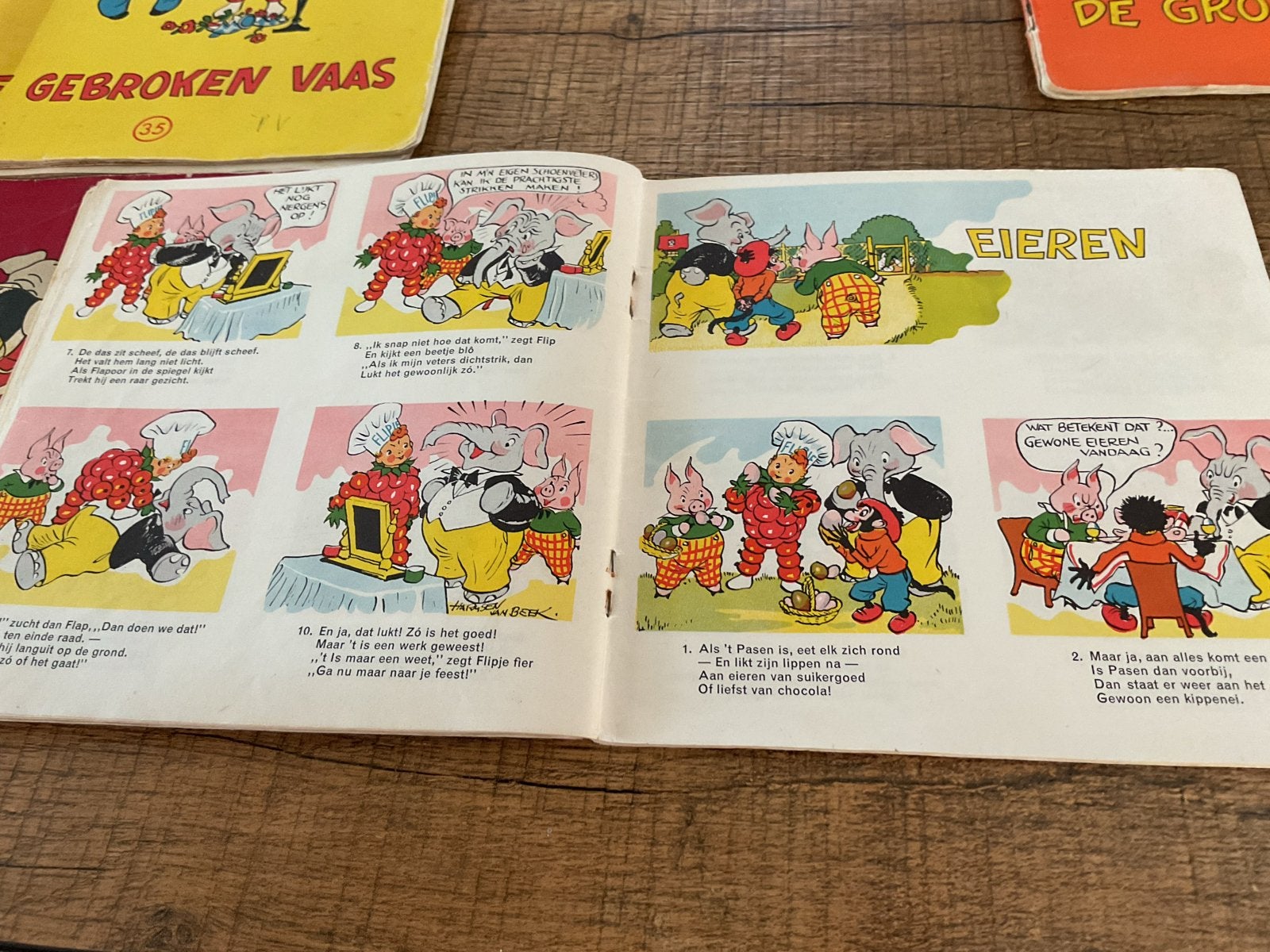Flipje Tiel stripboekjes - 10 stuks, Meerdere stripboeken, Ophalen of Verzenden, Gelezen