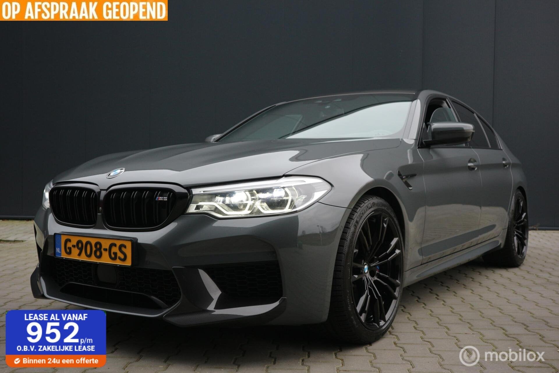 BMW 5-serie M5 600pk BJ-2019/NL-GELEVERD/SOFTCLOSE/ECC/NAP, Auto's, Automaat, Gebruikt, Lichtsensor, 2000 kg