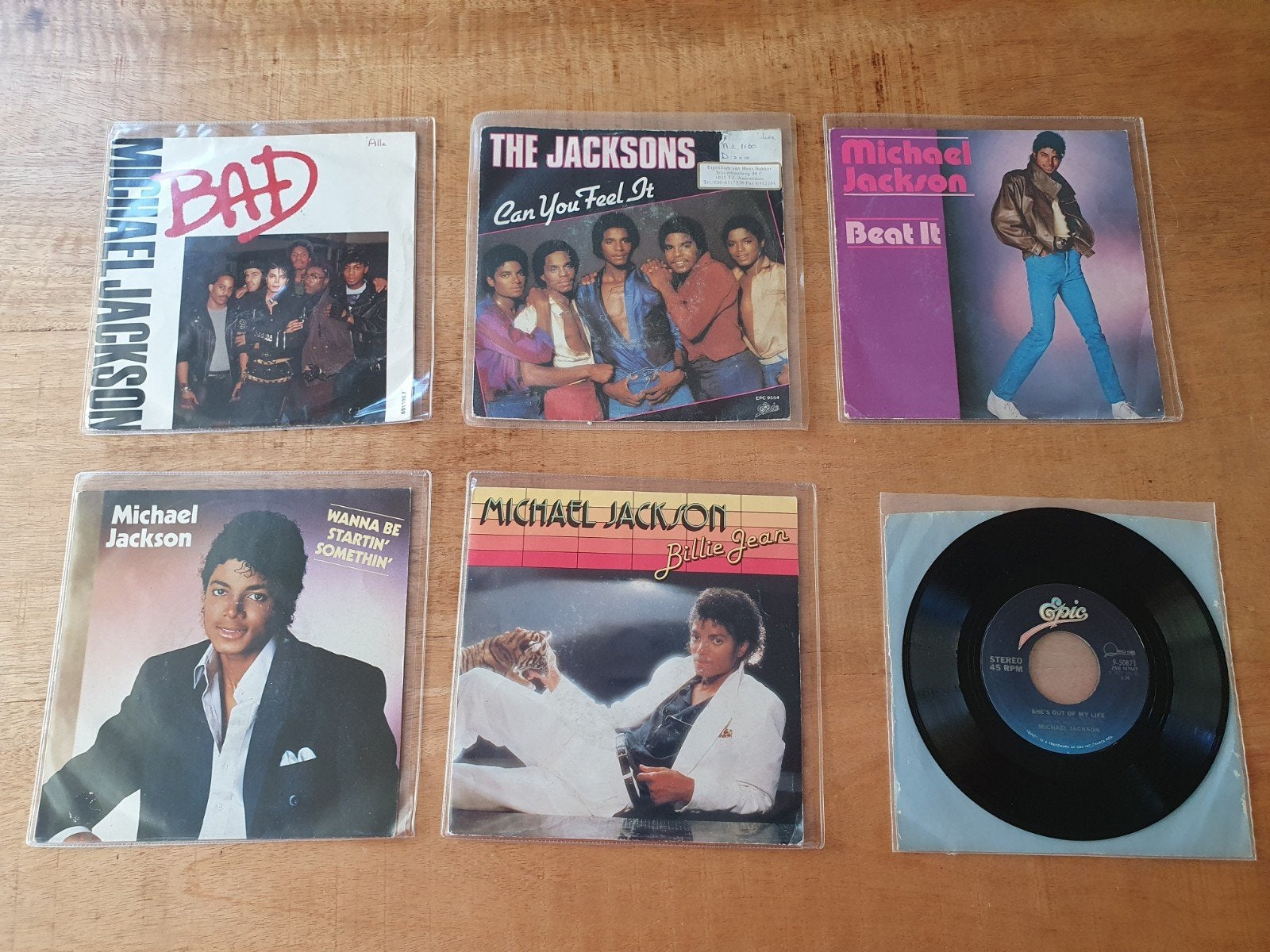 Michael Jackson vinyl singles, Ophalen of Verzenden, Gebruikt, Pop