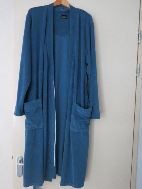 Ringella badjas maat 50, Overige typen, Blauw, Ophalen of Verzenden, Zo goed als nieuw