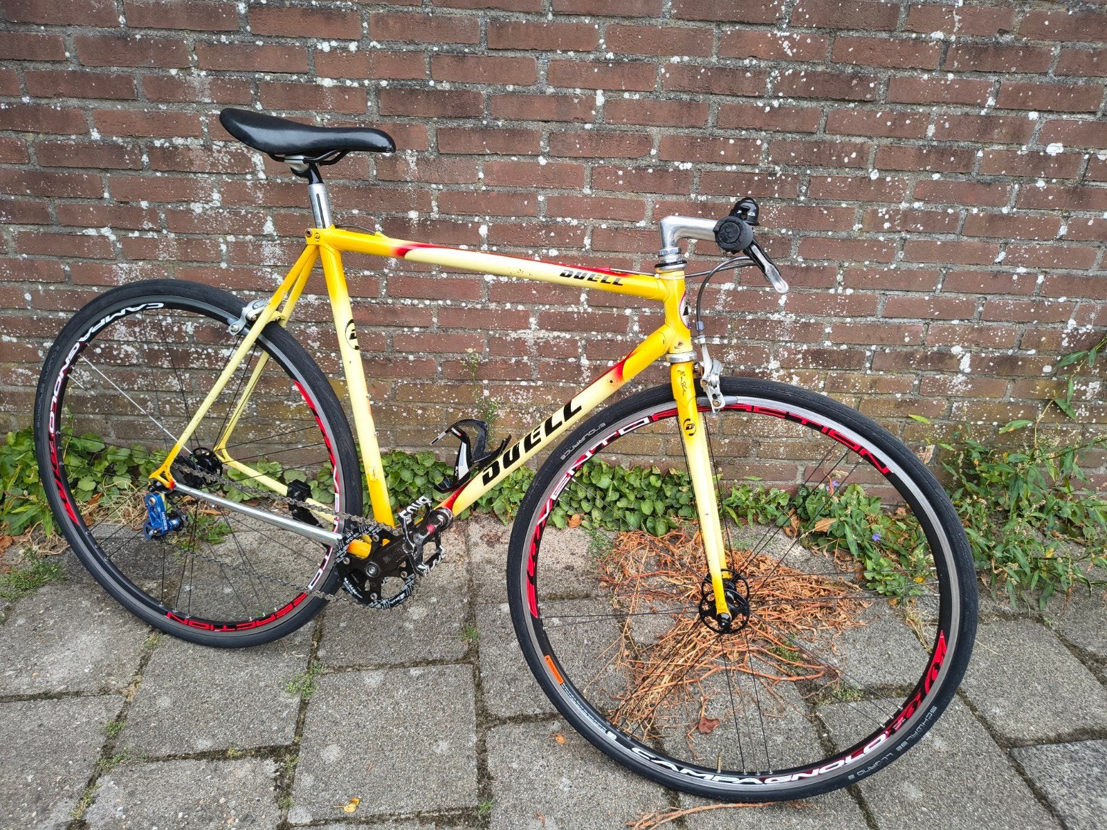 Sportfiets DUELL 54cm- Single Speed, Gebruikt, Velgrem, 53 tot 57 cm, Ophalen