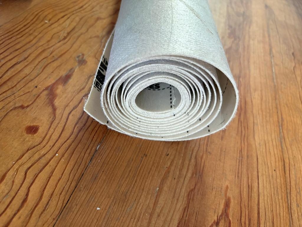 PVC vinyl ondervloer maclean isosono met snijlijnen, Ophalen, Overige materialen, 30 cm of meer, 50 tot 150 cm