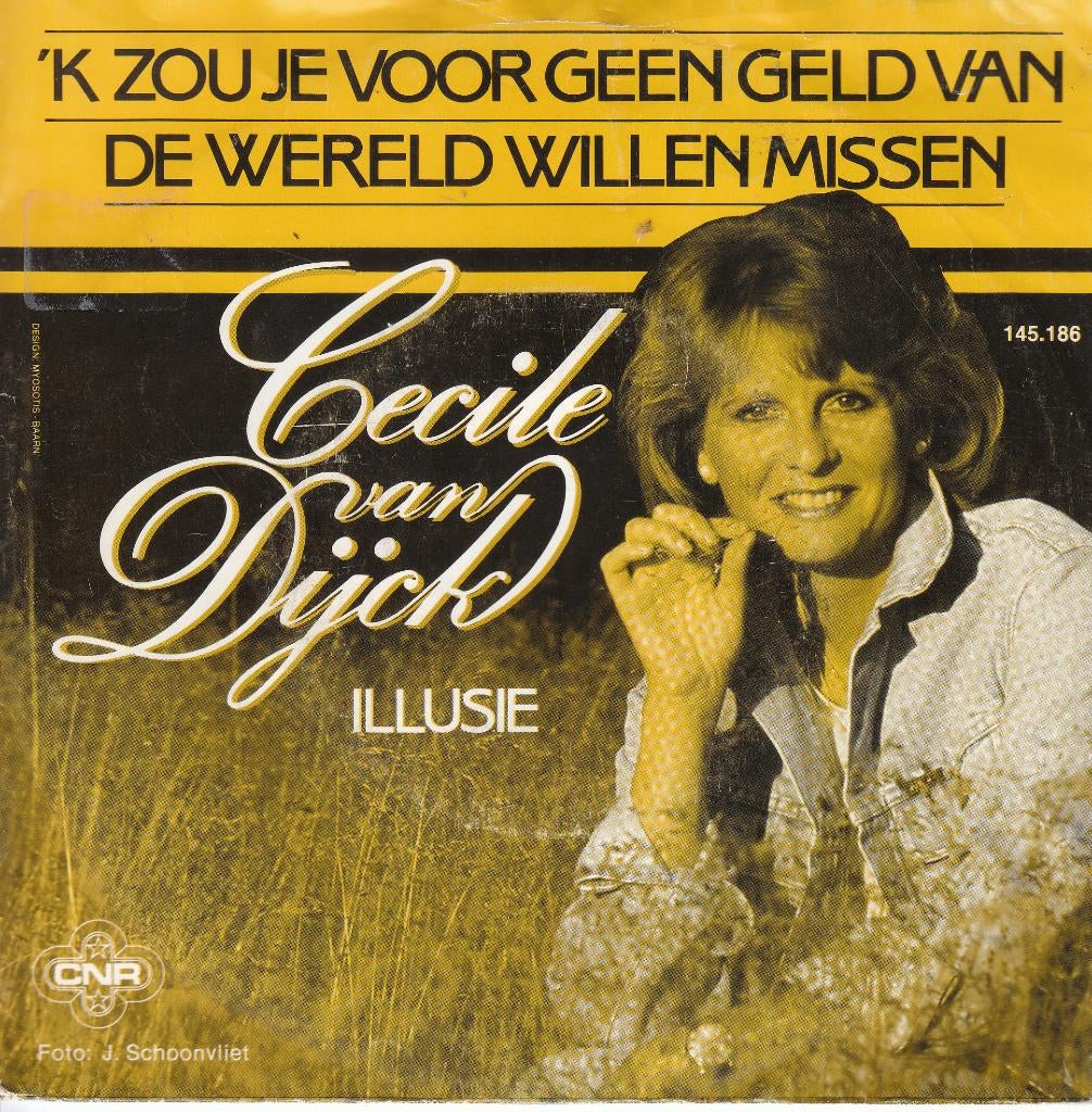 Cecile van Dijck wil je voor geen geld van de wereld missen, Cd's en Dvd's, Vinyl | Nederlandstalig, Verzenden, Gebruikt, 7 inch