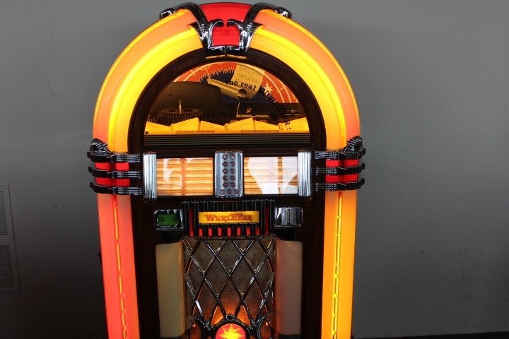 WURLITZER 1015 OMT 50 CD Jukebox in prachtige staat, Verzamelen, Ophalen of Verzenden, Zo goed als nieuw, 1970 tot heden, Wurlitzer