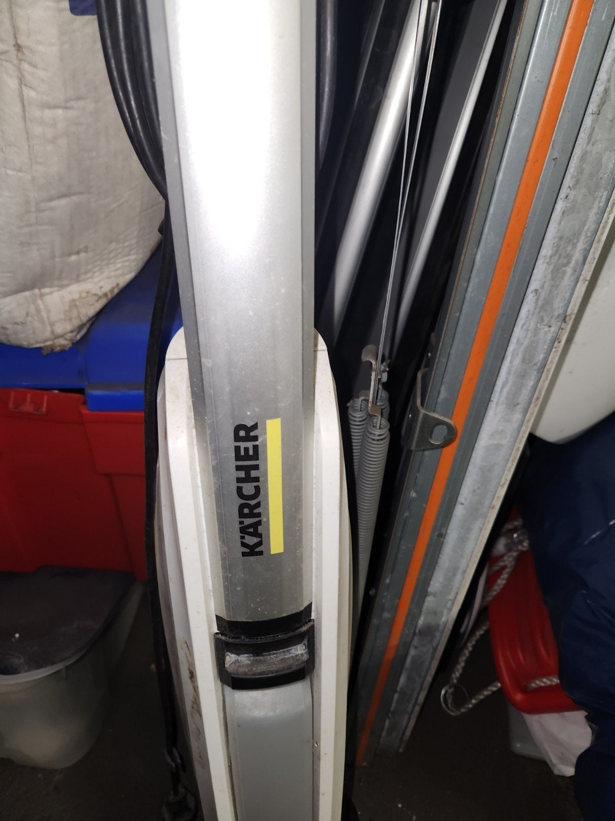 Kärcher Steelstofzuiger - Gebruikt, Witgoed en Apparatuur, Stofzuigers, Gebruikt, Kärcher, Ophalen of Verzenden, Geschikt voor harde vloeren