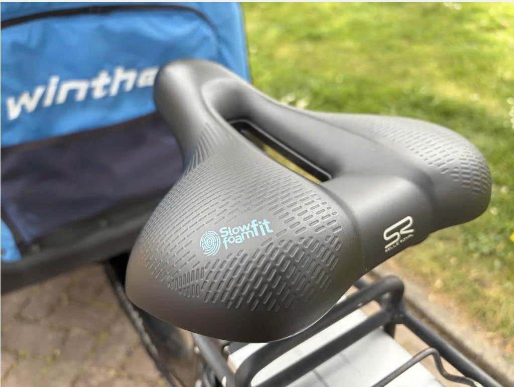 Winther Kangaroo Luxe - Elektrische bakfiets, 4 kinderen of meer, Gebruikt, Huif, Schijfrem