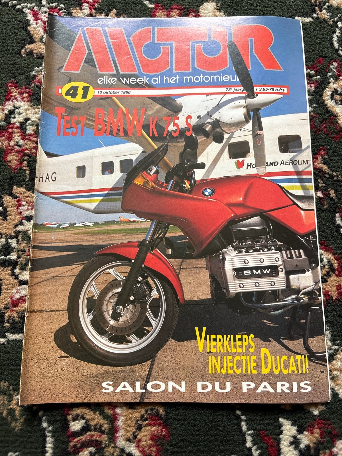 Motor Magazine 41 - 1986: Test BMW K75 S, Ducati Injectie, Ophalen of Verzenden, Gelezen, Algemeen